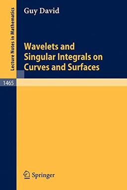 Wavelets and Singular Integrals on Curves and Surfaces. (Lecture notes in mathematics, vol.1465 / Nankai Institute of Mathematics, vol.8)