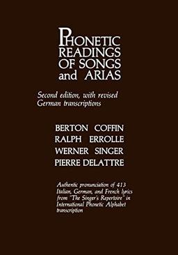 Phonetic Readings of Songs and Arias