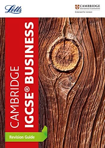 Cambridge IGCSE (TM) Business Studies Revision Guide (Letts Cambridge IGCSE™ Revision)