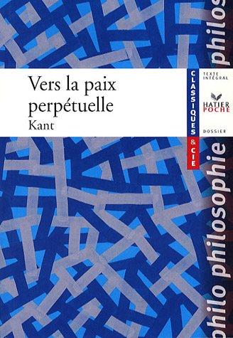 Vers la paix perpétuelle