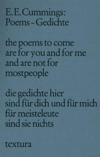 Poems - Gedichte