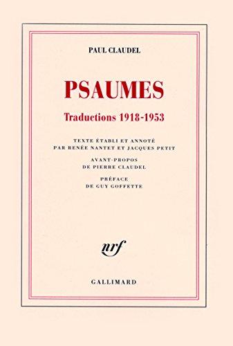 Psaumes : traductions 1918-1953