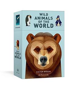 Wild Animals of the World: 50 Postcards (Stationery)