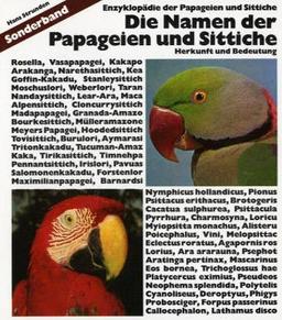 Die Namen der Papageien und Sittiche