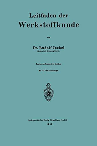 Leitfaden der Werkstoffkunde