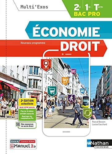 Economie, droit, 2de, 1re, terminale bac pro : nouveau programme