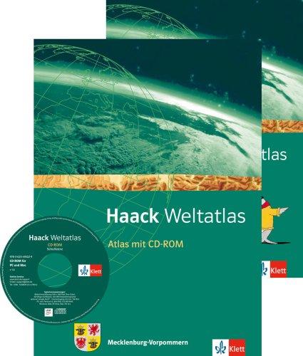 Haack Weltatlas für die Sekundarstufe I. Ausgabe für Mecklenburg-Vorpommern: Atlas mit CD-ROM und Arbeitsheft Kartenlesen mit Atlasführerschein