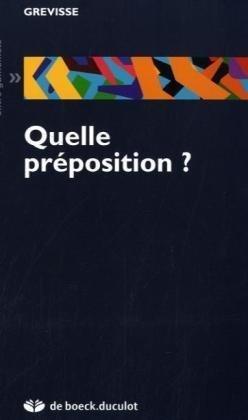 Quelle préposition ?