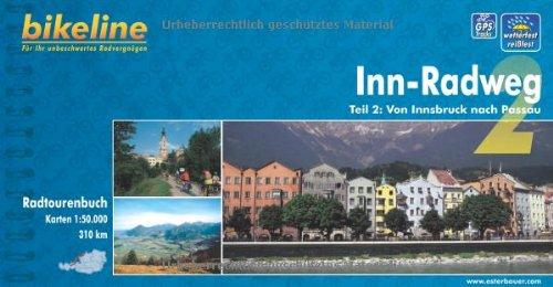 Bikeline Radtourenbuch, Inn-Radweg Teil 2: Von Innsbruck nach Passau, 1:50 000; wetterfest/reißfest; GPS-Tracks-Download