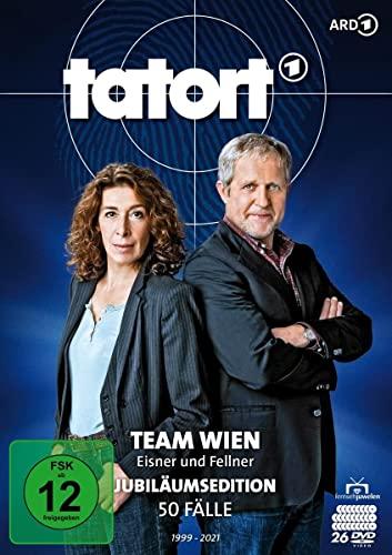 Tatort Wien - Staffeln 1-4 Jubiläumsedition: Eisner und Fellner ermitteln (Fall 1-50) 1999-2021 [26 DVDs]