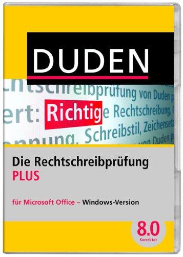 DUDEN Die Rechtschreibprüfung PLUS für Microsoft Office, Korrektor PLUS 8.0