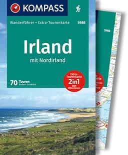 KOMPASS Wanderführer Irland mit Nordirland, 70 Touren mit Extra-Tourenkarte: GPS-Daten zum Download