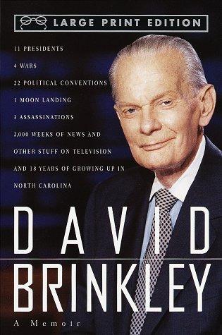 David Brinkley: A Memoir (Random House Large Print)