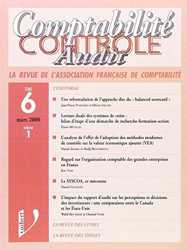 Comptabilite controle audit volume 1 tome 6 (Expertise Comptable)