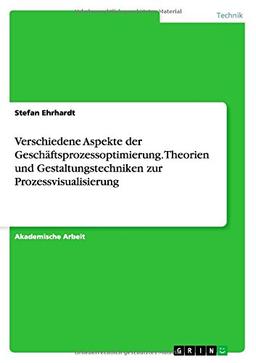 Verschiedene Aspekte der Geschäftsprozessoptimierung. Theorien und Gestaltungstechniken zur Prozessvisualisierung