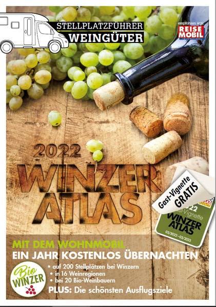 WINZERATLAS 2022: Stellplatzführer Weingüter