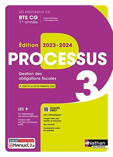 Processus 3 BTS CG 1re année : gestion des obligations fiscales : livre + licence élève