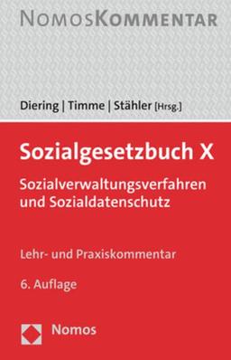 Sozialgesetzbuch X: Sozialverwaltungsverfahren und Sozialdatenschutz