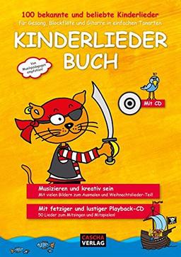 Kinderliederbuch für Gesang, Blockflöte und Gitarre in einfachen Tonarten