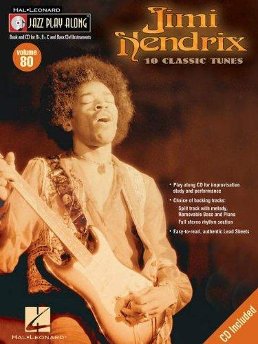 Jazz Play Along Volume 80 Jimi Hendrix All Inst Book/Cd (Hal Leonard Jazz Play-Along)