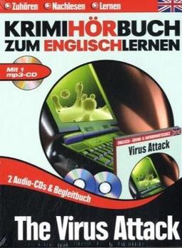 The Virus Attack - Krimihörbuch zum englisch lernen - 2 CD & mp3 CD & Buch