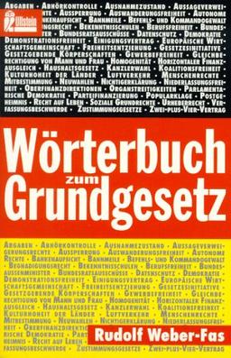 Wörterbuch zum Grundgesetz