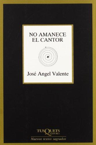 No amanece el cantor (Marginales, Band 118)