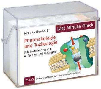 Last Minute Check - Pharmakologie und Toxikologie: 300 Karteikarten mit Aufgaben und Lösungen