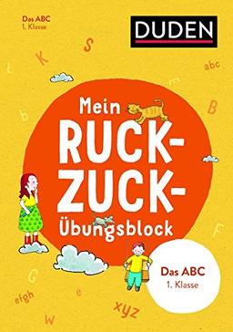 Mein Ruckzuck-Übungsblock Das Abc 1. Klasse