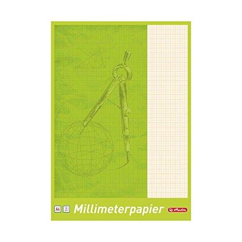 Herlitz 690404 Millimeterblock A4, 25 Blatt