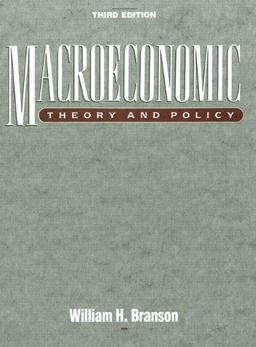 Macroeconomic Theory and Policy