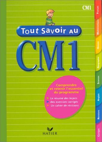 Tout Savoir...: Cm1