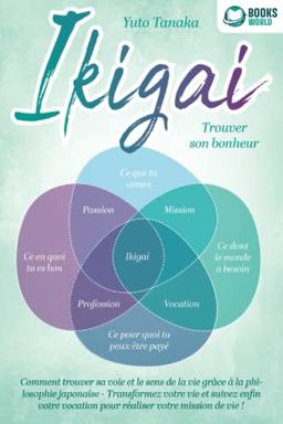 IKIGAI – Trouver son bonheur: Comment trouver sa voie et le sens de la vie grâce à la philosophie japonaise - Transformez votre vie et suivez enfin votre vocation pour réaliser votre mission de vie