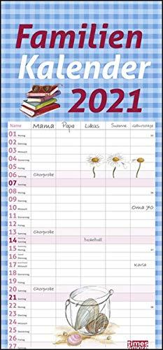 times&more Schaffner Familienplaner Kalender 2021