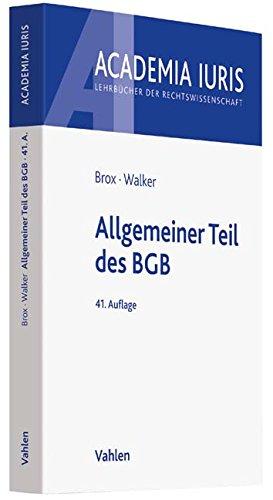 Allgemeiner Teil des BGB (Academia Iuris)