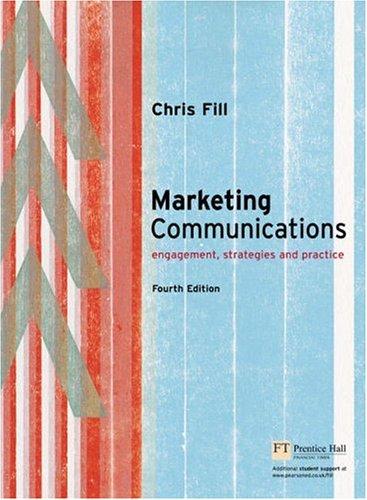 Marketing Communications. Engagement, Strategies and Practice