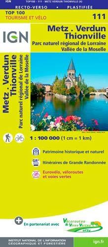 Metz Verdun Luxembourg 1 : 100 000