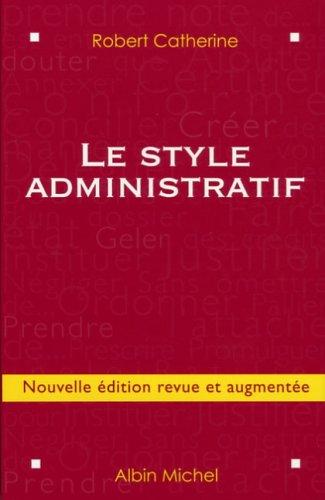 Le style administratif