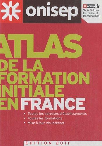 Atlas de la formation initiale en France : CD-ROM