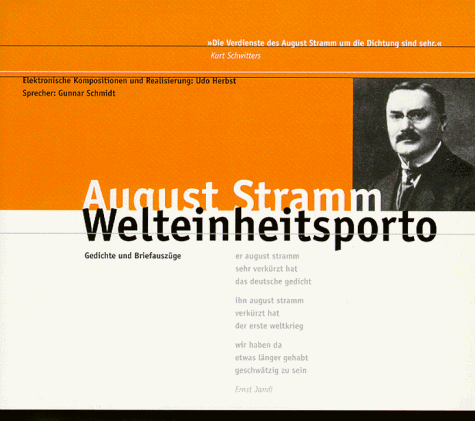 Welteinheitsporto. CD. Gedichte und Briefauszüge