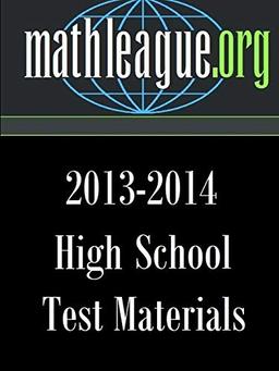 High School Test Materials 2013-2014