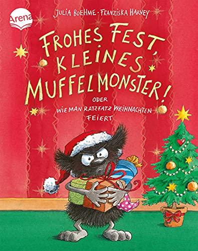 Frohes Fest kleines Muffelmonster: oder wie man ratzfatz Weihnachten feiert: Ein Weihnachtsbilderbuch im handlichen Format; von 3-6 Jahren