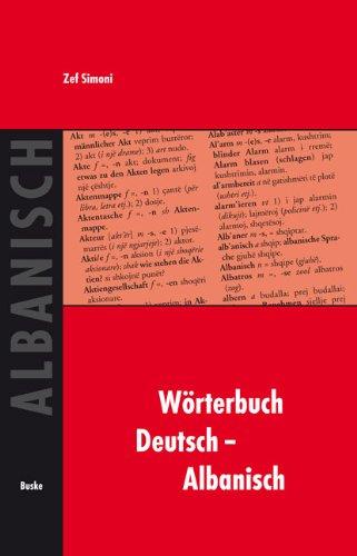 Wörterbuch Deutsch - Albanisch