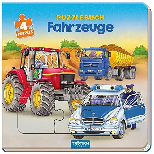 Trötsch Pappenbuch Puzzlebuch Fahrzeuge: Beschäftigungsbuch Entdeckerbuch Puzzlebuch