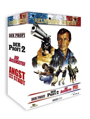 Belmondo Edition - Der Profi / Der Profi 2 / Der Außenseiter / Angst über der Stadt (4 DVD