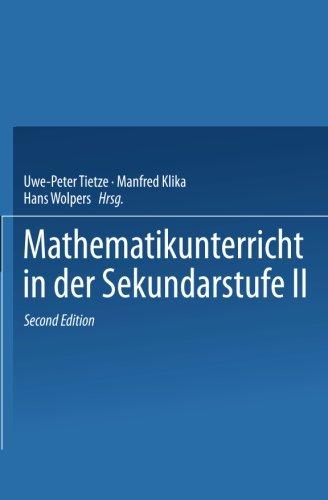 Mathematikunterricht in der Sekundarstufe II, Bd.1, Fachdidaktische Grundfragen, Didaktik der Analysis