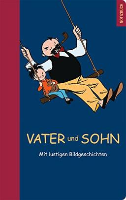 Vater und Sohn Notizbuch: mit lustigen Bildgeschichten