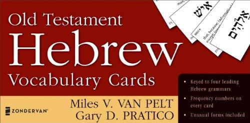 Old Testament Hebrew Vocabulary Cards (Zondervan Vocabulary Builder Series the Zondervan Vocabulary)