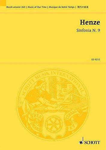 Sinfonia N. 9: für gemischten Chor und Orchester. gemischter Chor (SATB) und Orchester. Studienpartitur. (Musik unserer Zeit)