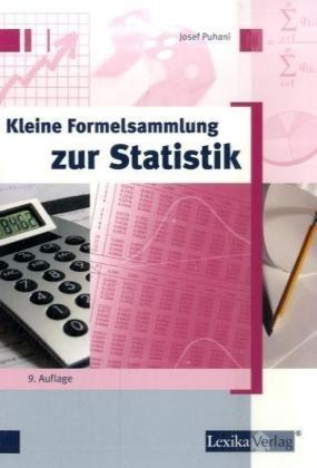 Kleine Formelsammlung zur Statistik